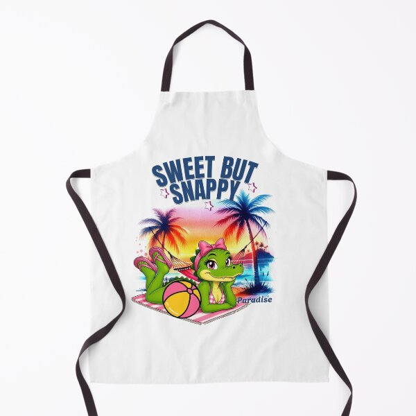 Item preview, Sweet But Snappy Alligator Paradise Tropical Beach Sunset designed and sold by Rosie's Wildflower Boutique.