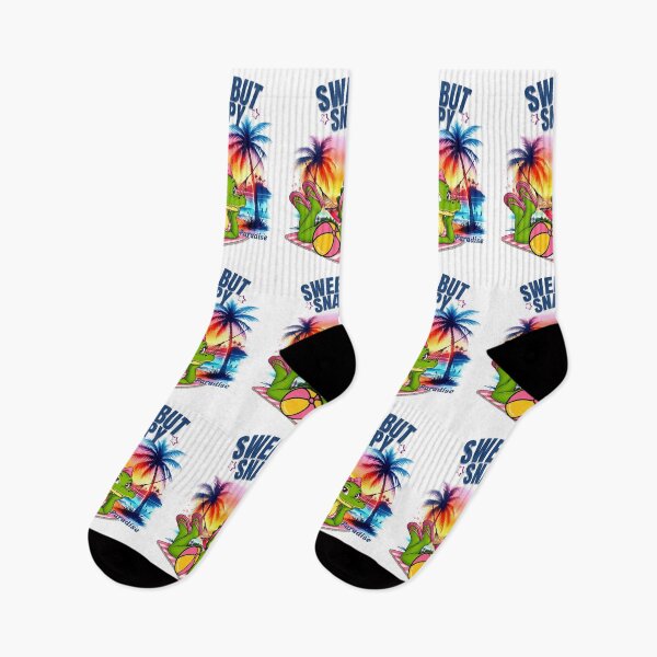 Item preview, Sweet But Snappy Alligator Paradise Tropical Beach Sunset designed and sold by Rosie's Wildflower Boutique.