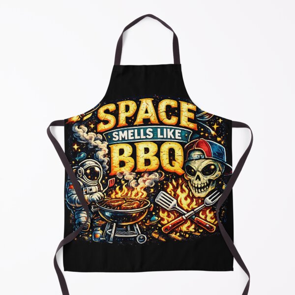 Item preview, Space Smells Like BBQ | Funny Summer Cosmic Astronaut Sci-Fi designed and sold by Genius Geek.