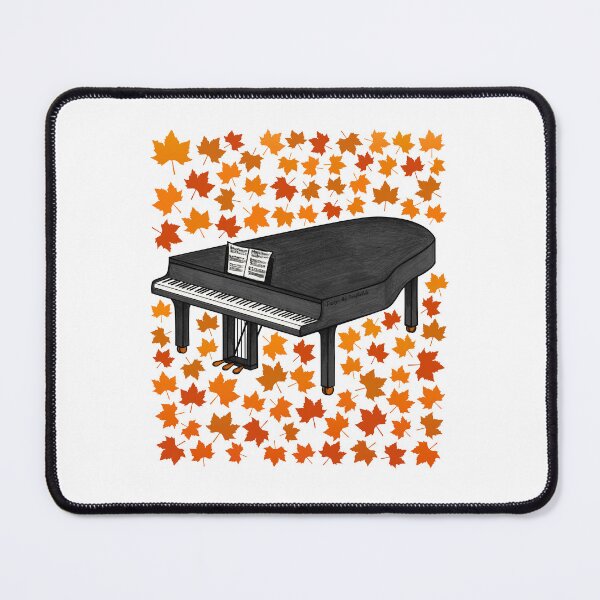Item preview, Fall Grand Piano With Leaves, Pianist Musician Autumn designed and sold by doodlerob.
