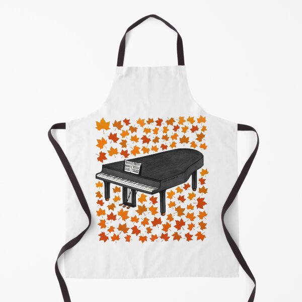 Item preview, Fall Grand Piano With Leaves, Pianist Musician Autumn designed and sold by doodlerob.