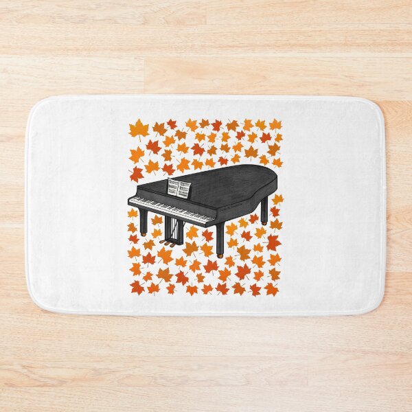 Item preview, Fall Grand Piano With Leaves, Pianist Musician Autumn designed and sold by doodlerob.