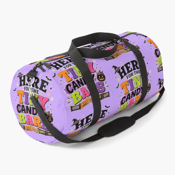 Item preview, Here for the Tiny Candy Bars | Funny Halloween Trick or Treat Typography Design designed and sold by TheStephanieRome.