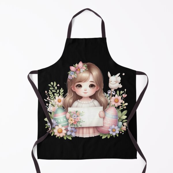 Item preview, Cute Girl with Easter Eggs designed and sold by Codavid85.
