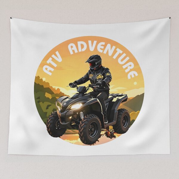 Item preview, ATV Adventure Club | Retro Off-Road Vintage T-Shirt Design designed and sold by Spirit of Siam.