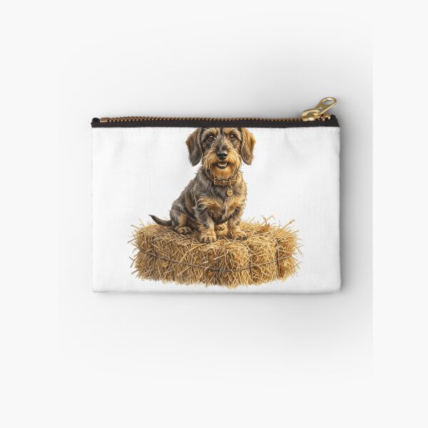 Item preview, Wire Haired Dachshund Rugged Farm Portrait Design designed and sold by jgoteiner.