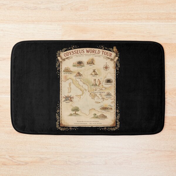 Item preview, Odysseus World Tour Funny Ancient Greek Mythology Literature Humor designed and sold by Redgiant87x.