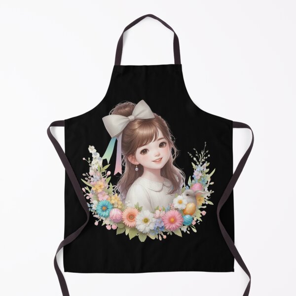 Item preview, Smiling Girl with Floral Wreath designed and sold by Codavid85.