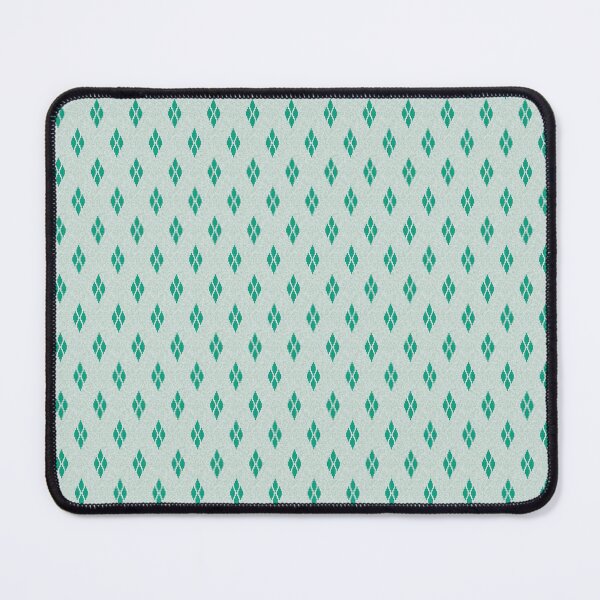Item preview, Teal Green Diamonds on Light Green Background with Texture designed and sold by Hanna McCown.