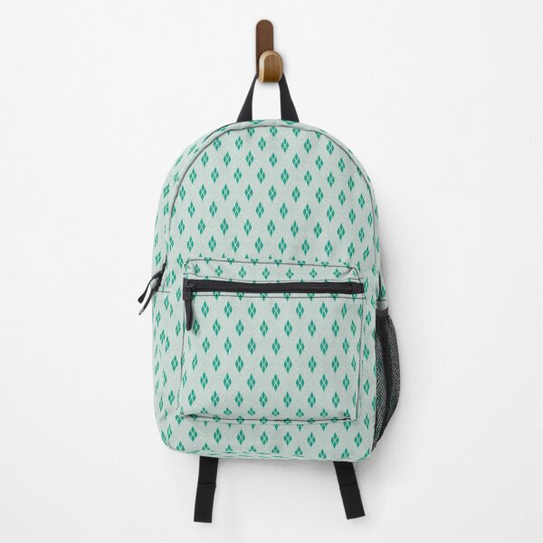 Item preview, Teal Green Diamonds on Light Green Background with Texture designed and sold by Hanna McCown.