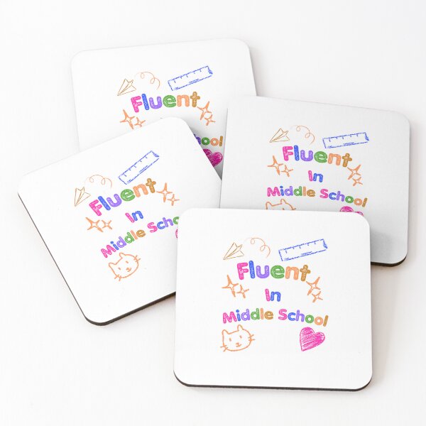 Item preview, Fluent In Middle School  designed and sold by HoppingCreation.