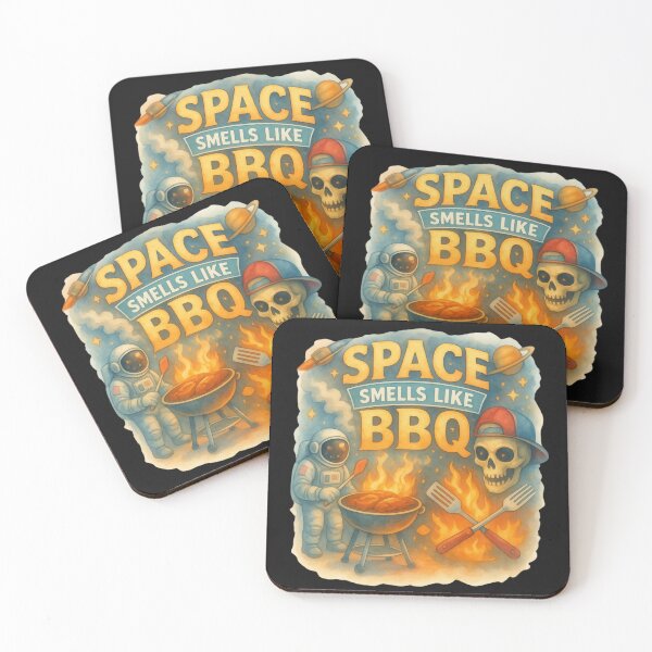 Item preview, Space Smells Like BBQ | Funny Cosmic Astronaut Sci-Fi designed and sold by Genius Geek.