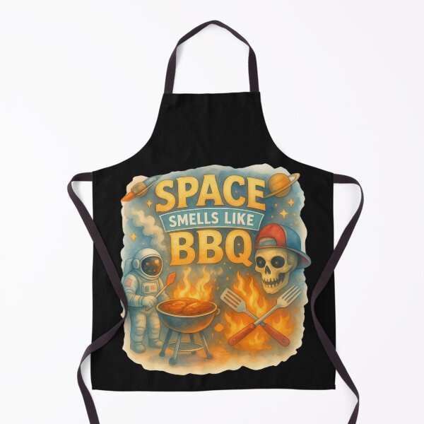 Item preview, Space Smells Like BBQ | Funny Cosmic Astronaut Sci-Fi designed and sold by Genius Geek.