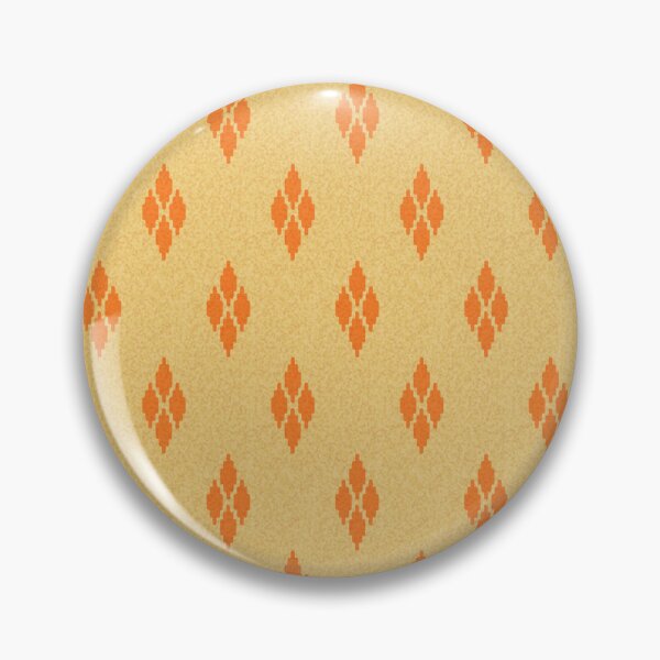 Item preview, Orange Diamonds on a Yellow Background with Texture designed and sold by Hanna McCown.
