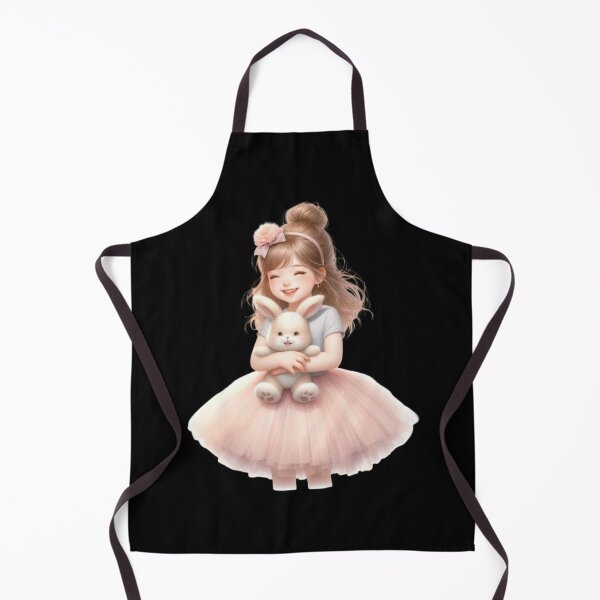 Item preview, Smiling Girl Hugging Bunny designed and sold by Codavid85.
