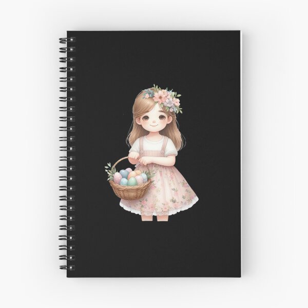 Item preview, Girl with Flower Crown and Basket designed and sold by Codavid85.