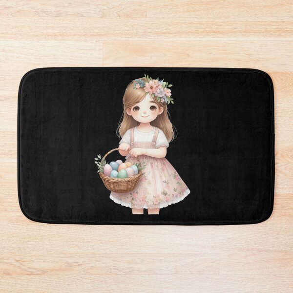Item preview, Girl with Flower Crown and Basket designed and sold by Codavid85.