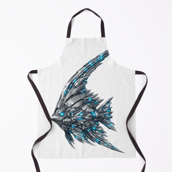 Item preview, Steel Moorish Idol – Cybernetic Ocean Guardian | Premium Mech Marine Art designed and sold by SteelCoat Studio.