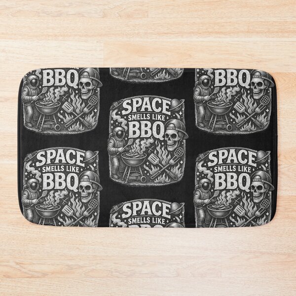 Item preview, Space Smells Like BBQ | Illustration Cosmic Astronaut Sci-Fi designed and sold by Genius Geek.