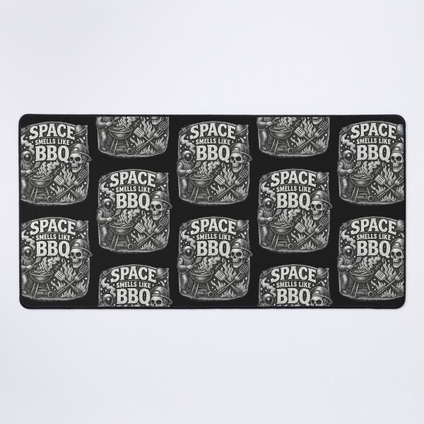 Item preview, Space Smells Like BBQ | Illustration Cosmic Astronaut Sci-Fi designed and sold by Genius Geek.
