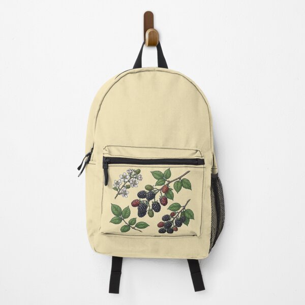 Item preview, Bramble Berry Botanical Illustration - Detailed Blackberry Fruit and Flowers designed and sold by Evelashop.