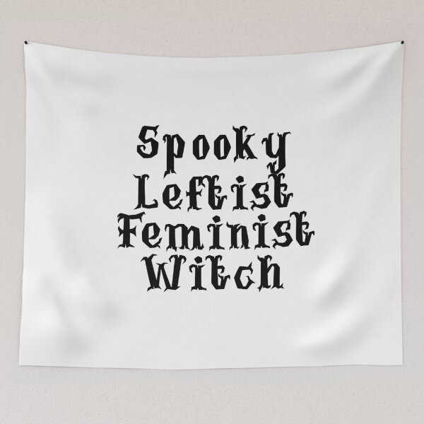 Item preview, Spooky Leftist Feminist Witch  designed and sold by aponwao.
