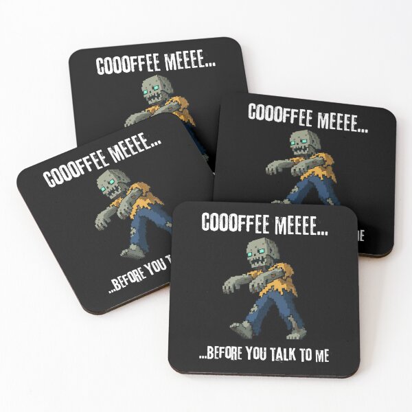 Item preview, Coooffee Meeee... Before You Talk To Me Funny Zombie Coffee Lover T-Shirt designed and sold by Anya86.