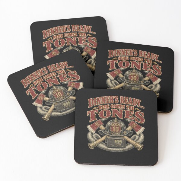Item preview, Dinner's Ready... Here Comes the Tones Firefighter  designed and sold by freshwear design.