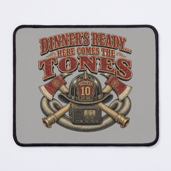 Item preview, Dinner's Ready... Here Comes the Tones Firefighter designed and sold by freshwear design.