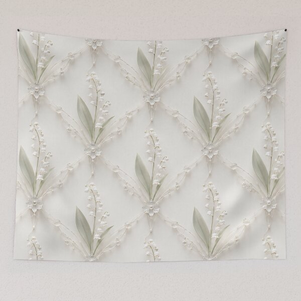 Item preview, Soft Sage Leaf Geometric Diamond Pattern designed and sold by IntelliMindDesigns.