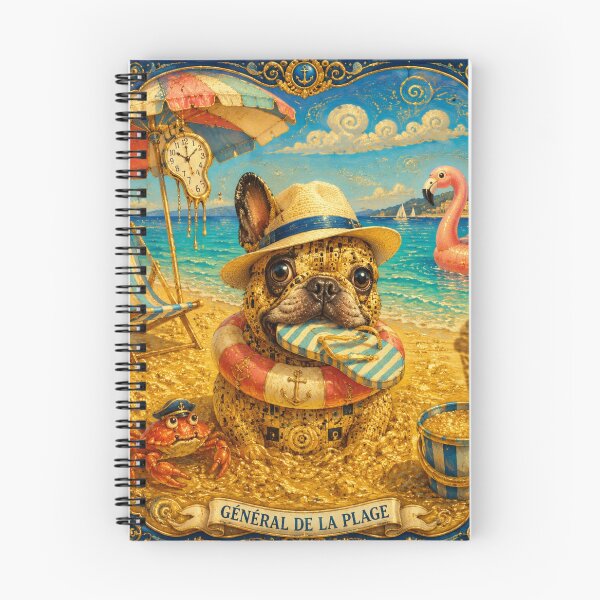 Item preview, Beach General: Golden French Bulldog on Vacation designed and sold by Natalia-Vlad.