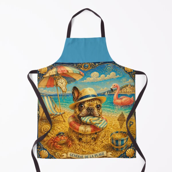 Item preview, Beach General: Golden French Bulldog on Vacation designed and sold by Natalia-Vlad.