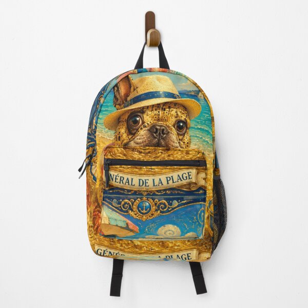 Item preview, Beach General: Golden French Bulldog on Vacation designed and sold by Natalia-Vlad.