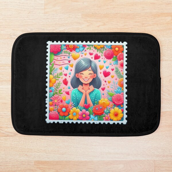 Item preview, Girl Surrounded by Vibrant Flowers designed and sold by Codavid85.