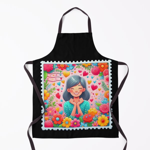 Item preview, Girl Surrounded by Vibrant Flowers designed and sold by Codavid85.