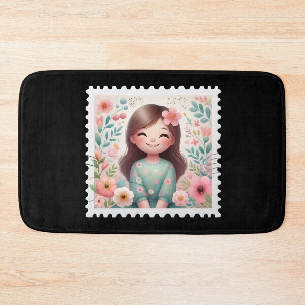 Item preview, Whimsical Floral Postage Stamp designed and sold by Codavid85.