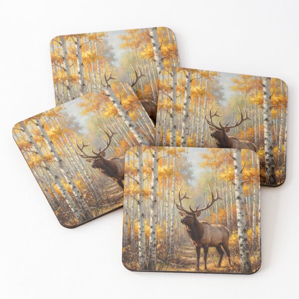Item preview, Elk In The Aspens  designed and sold by tobyheward.