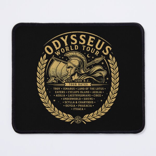 Item preview, Odysseus World Tour Funny Literature Humor for Ancient Greek Lovers designed and sold by Redgiant87x.
