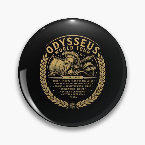 Item preview, Odysseus World Tour Funny Literature Humor for Ancient Greek Lovers designed and sold by Redgiant87x.