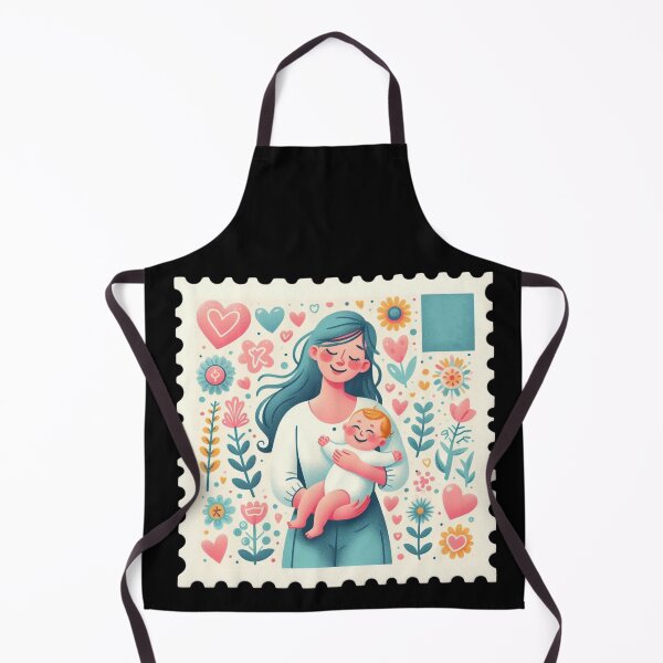 Item preview, Mother Embracing Child Stamp designed and sold by Codavid85.