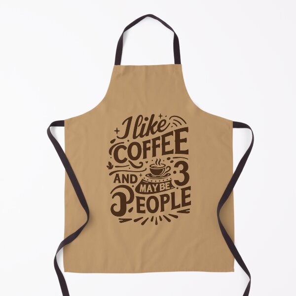 Item preview, I Like Coffee And Maybe 3 People canvas designed and sold by Alimehab | Graphic tees | Design & Art.