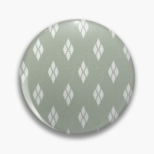 Item preview, White Diamonds on an Sage Background with Texture designed and sold by Hanna McCown.