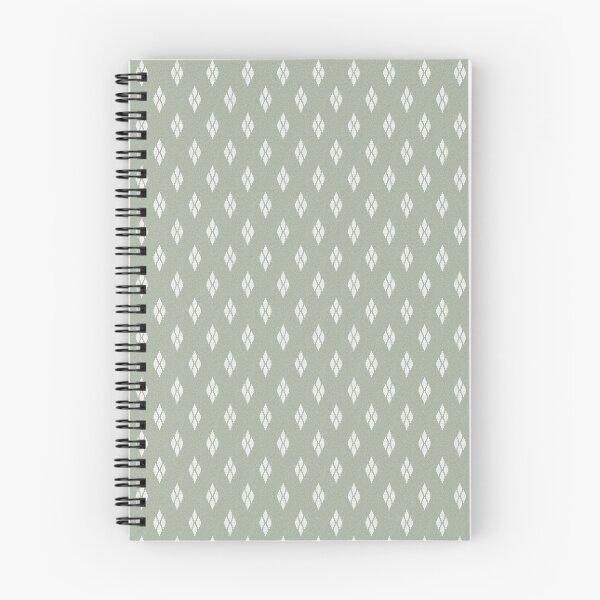 Item preview, White Diamonds on an Sage Background with Texture designed and sold by Hanna McCown.