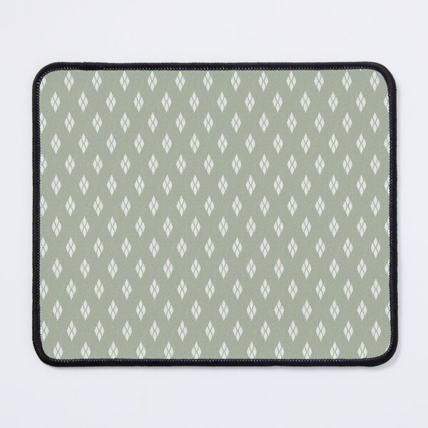 Item preview, White Diamonds on an Sage Background with Texture designed and sold by Hanna McCown.