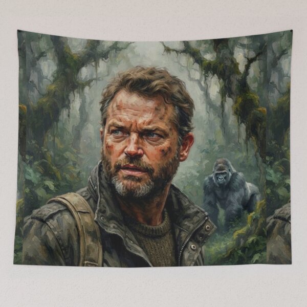 Item preview, Primate Jungle Expedition Fine Art Tribute designed and sold by Art's Diner.