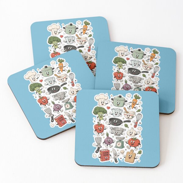 Item preview, Cute Cooking Collection | Rubber Hose Kitchen & Vegetable Cartoon Design designed and sold by TheStephanieRome.