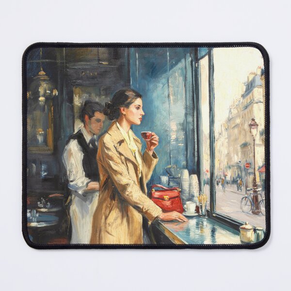Item preview, French Bistro Cafe – Impressionist Painting designed and sold by CARRAANN.