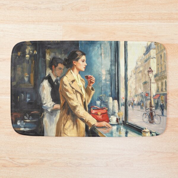 Item preview, French Bistro Cafe – Impressionist Painting  designed and sold by CARRAANN.