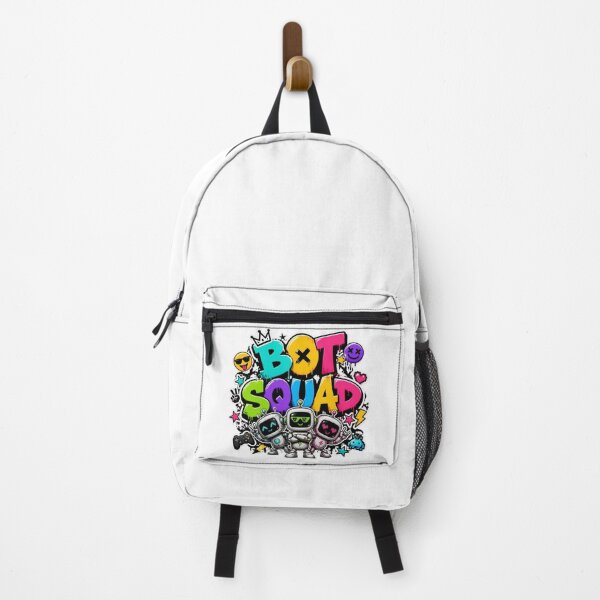 Item preview, BOT SQUAD Graffiti Sticker PNG | Futuristic Robot Crew | Cyber Gaming Aesthetic Vinyl Decal | Sci-Fi Tech Laptop Sticker designed and sold by Stylestickers55.