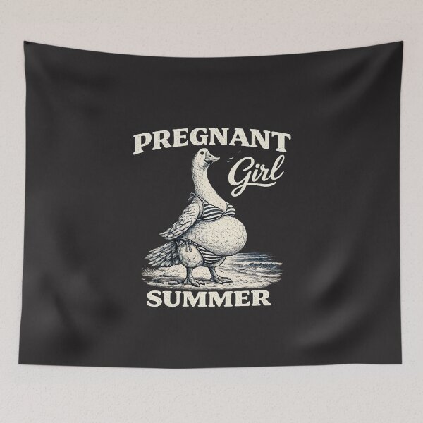 Item preview, Pregnant Girl Summer T-Shirt, Summer Goose T-Shirt, Cute Pregnancy Gift, Summer Party Wear, Unisex Graphic T-Shirt, Funny Announcement Tee designed and sold by greatmar1.
